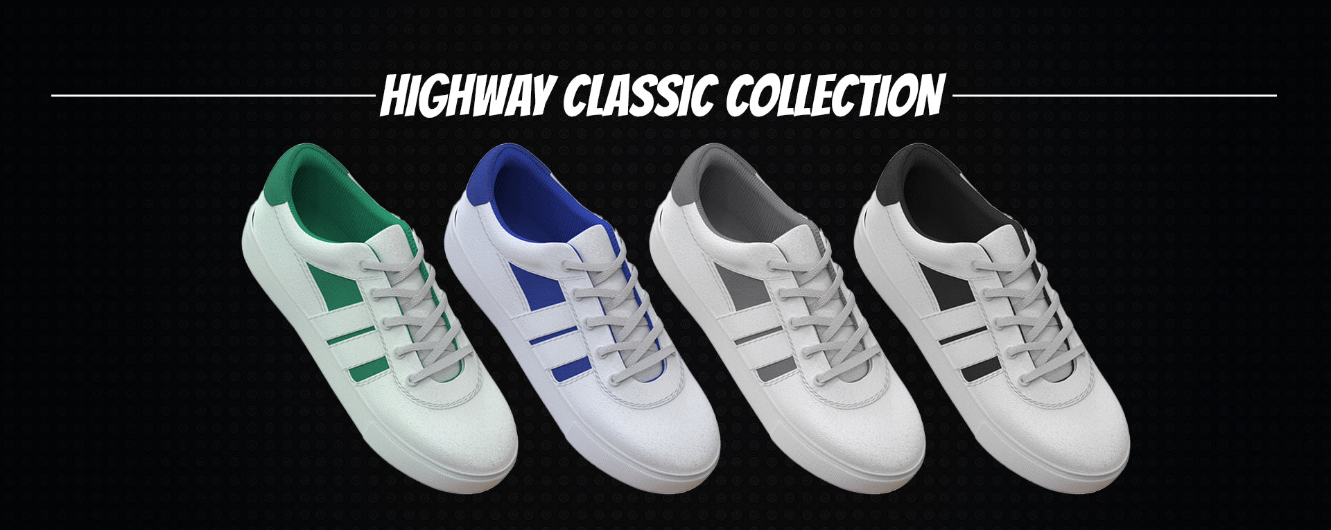 Highway Classic, Casual White Sneaker Shoes for Men