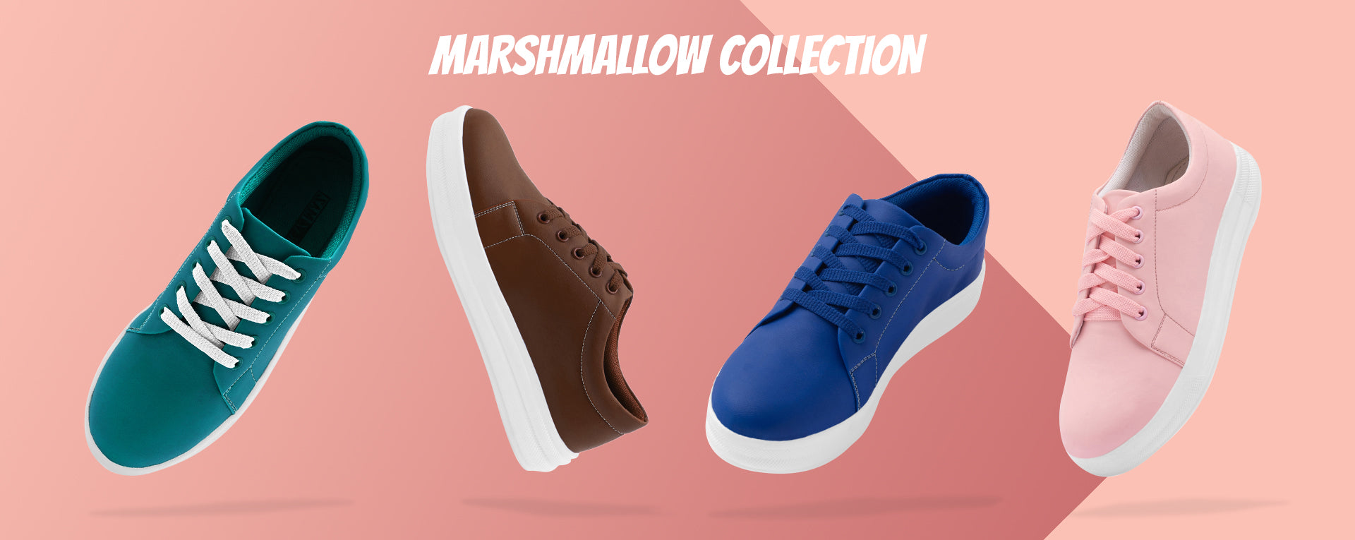 Marshmallow, Casual Sneaker Shoes for Women