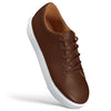 Chocolate Leather, Casual Sneaker Shoes for Men