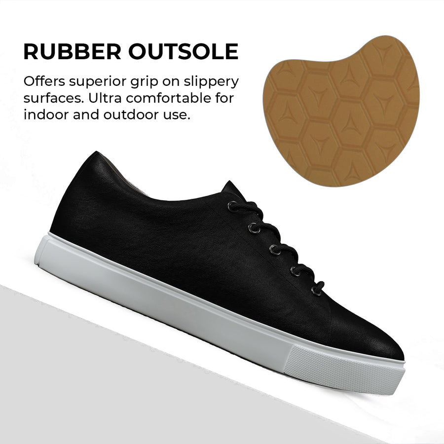 Chocolate Leather, Casual Sneaker Shoes for Men