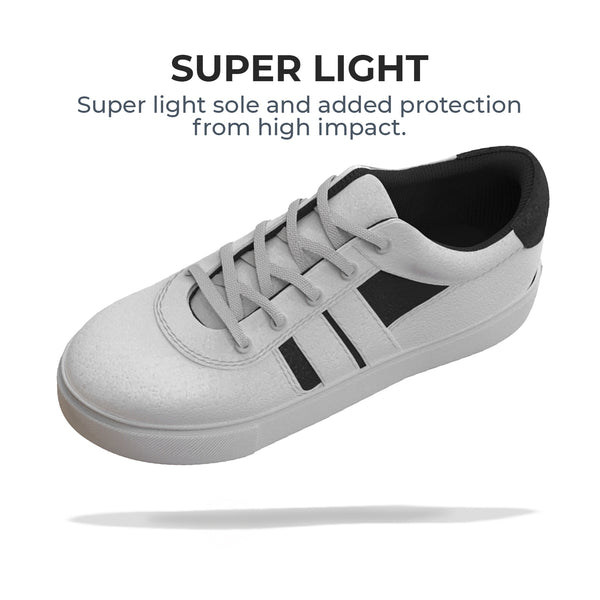 Highway Classic, Casual White Sneaker Shoes for Men