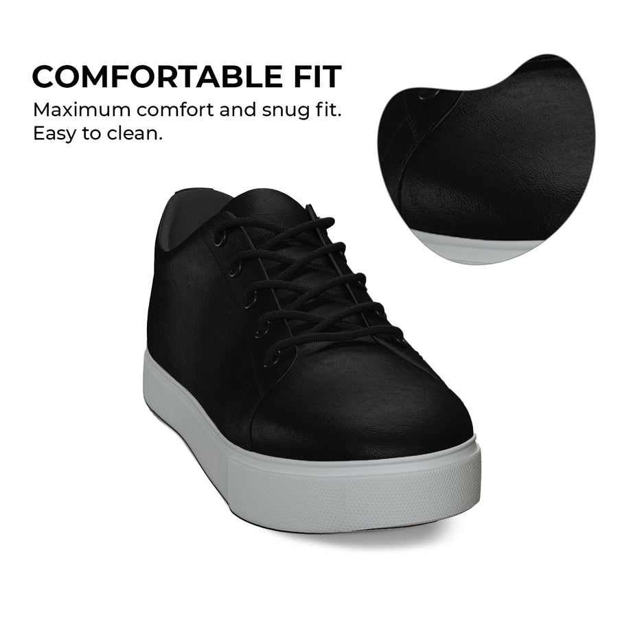 Chocolate Leather, Casual Sneaker Shoes for Men