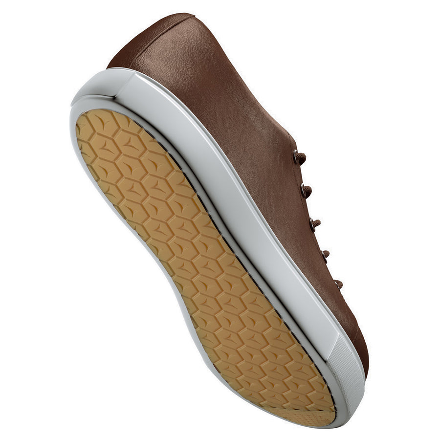 Chocolate Leather, Casual Sneaker Shoes for Men
