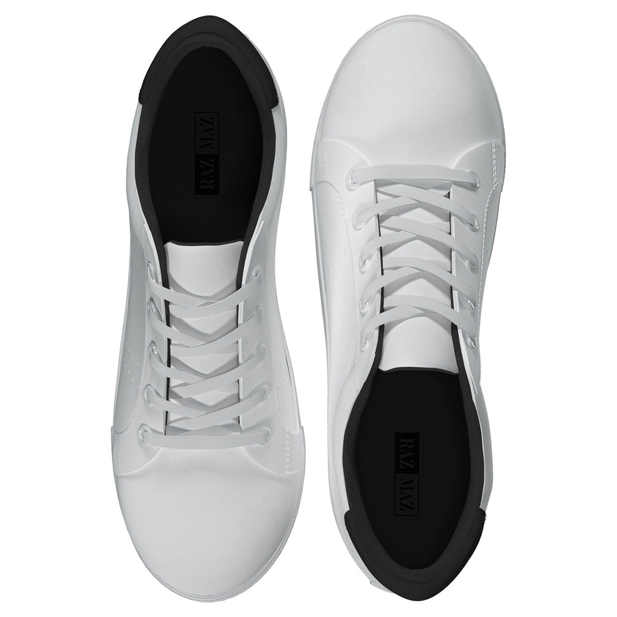 Lunar Leather, Casual White Sneaker Shoes for Men