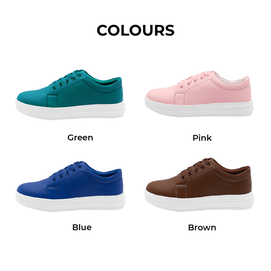 Marshmallow, Casual Sneaker Shoes for Women