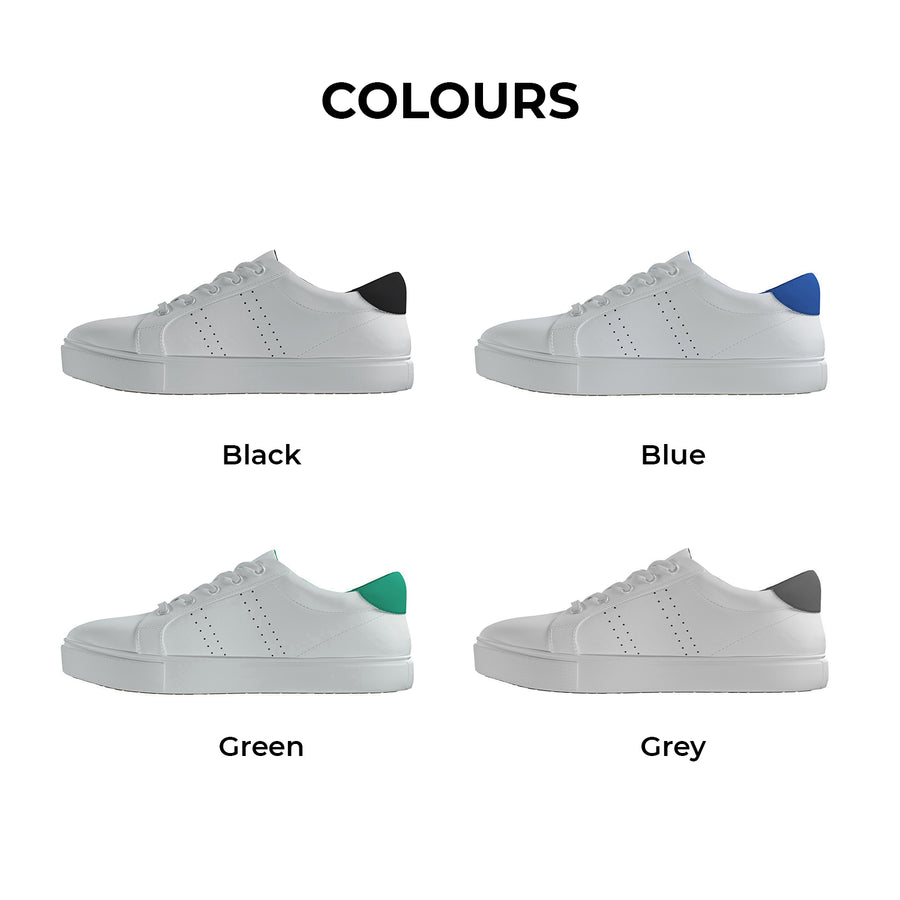 Lunar Leather, Casual White Sneaker Shoes for Men