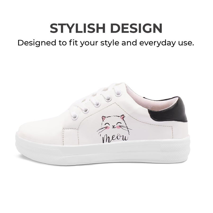 Meow, Casual Sneaker Shoes for Women